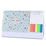 Agosto 2019-dicembre 2020 mini calendario da tavolo per fare la lista calendario giornaliero memo per casa scrivania ornamenti flamingo