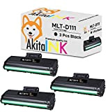 AkitaINK 3 Toner Compatibili con Samsung MLT-D111 MLT-D111S stampanti Samsung SL M2026W M2020W M2020 M2022 M2022W Xpress M2026 M2070 M2070F ...