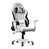 Akracing Chair California Laguna - Sedia da Gaming in Ecopelle, Colore Bianco, Taglia Unica