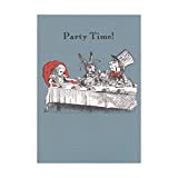 Alice in Wonderland Tea Party Time! Cartolina d'auguri