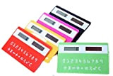 ALIXO 1 colore casuale ultra thin carta bancaria portatile tascabile solare Powered Office Mini School calcolatrice pratica design carino