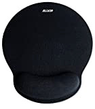 Allsop 30203 Memory Foam Mouse Pad With Built in Wrist Rest ErgonomicStress Relief (Black)