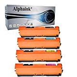Alphaink 4 Toner Compatibili con HP 126A CE310A CE311A CE312A CE313A per HP Laserjet Pro 100 Color MFP M175 M175A ...