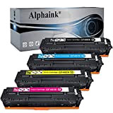 Alphaink 4 Toner Compatibili con HP 201A 201X CF400A CF400X CF401X CF402X CF403X per HP Color LaserJet Pro MFP M277dw ...