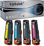 Alphaink 4 Toner Compatibili con HP 205A CF530A CF531A CF532A CF533A Cartucce Toner Compatibile per HP Color Laserjet Pro M181FW ...