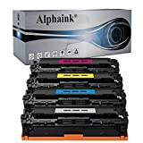 Alphaink 4 Toner Rigenerati Compatibile conHP 125A CB540A CB541A CB542A CB543A per HP Color LaserJet CM1312 CM1312MFP CM1312NFI CM1312NF CP1210 ...