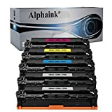 Alphaink 5 Toner Rigenerati Compatibile con HP 125A CB540A CB541A CB542A CB543A per HP Color LaserJet CM1312 CM1312MFP CM1312NFI CM1312NF ...