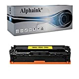 Alphaink Toner Giallo Rigenerato Compatibile con HP 125A CB542A per stampanti HP Color LaserJet CM1312nfi CM1312 CM1312n CM1312nf CP1210 CP1215 ...