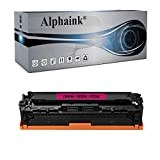 Alphaink Toner Magenta Rigenerato Compatibile conHP 125A CB543A per stampanti HP Color LaserJet CM1312nfi CM1312 CM1312n CM1312nf CP1210 CP1215 CP1217 ...
