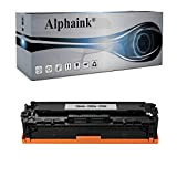 Alphaink Toner Nero Rigenerato Compatibile con HP 125A CB540A per stampanti HP Color LaserJet CM1312 CM1312MFP CM1312NFI CM1312NF CP1210 CP1215 ...