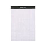 Amazon Basics - Blocco di carta a quadretti, 2 pezzi, 20,5 x 22,7 cm