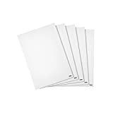Amazon Basics - Carta per lavagna a fogli mobili, pagine bianche, 20 fogli, 680 x 980 mm, (confezione da 5)