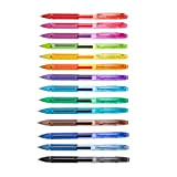 Amazon Basics- Penna gel con punta media, confezione da 14, colori assortiti