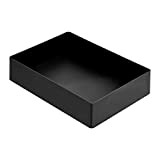 Amazon Basics Plastic Organizer - Vaschetta portaoggetti, colore: nero