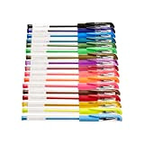 Amazon Basics - Set di penne gel multicolore di alta qualità, 44 pezzi