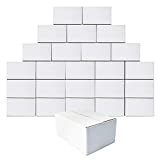 Amazon Brand - Eono Scatoloni da spedizione bianco, cartone ondulato a parete singola, 25,4 x 17,78 x 12,7 cm, bianchi, ...