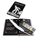 Anime replica Death Note Quaderno Scrapbook, Taccuino,Notebook ,con Penna piuma,nero