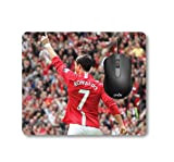 APSRA Manchester Cristiano Ronaldo Tappetino per mouse stampato antiscivolo Accessori per computer portatile professionale Cr7 Portogallo King (20 x 24 ...