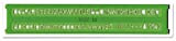 Arda Normografo Lettere E Cifre in Resina Colore Verde-Altezza 7Mm, Multicolore, 8003438030078