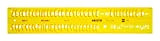 Aristo AR5301/7 - Normografo di tipo B, a carattere dritto (scrittura media), da 7 mm