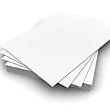 Ark, fogli in cartoncino per stampante in formato A4, in carta spessa di alta qualità e di colore bianco, da ...