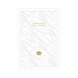 ARKRAFT biglietto auguri laurea cartoncino elegante semplice (17 x 12 cm, L06)