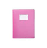 Arpan - Cartella per presentazioni con copertina rosa flessibile e 62 inserti trasparenti A4, per contenere un totale di 124 ...