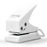 Arrtx perforatrice 1 foro capacità 10 fogli, rotondo ø 6 mm (1/4"), perforatore portatile per carta, album, manuale, calendario, fai ...
