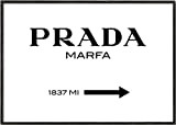 Artesta Stampa con Cornice Prada Marfa Dimensioni (30x40 cm)