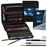 Artina Aquarellia set pittura ad acquerello 78 pezzi con astuccio - matite, pennelli, pennello ad acqua certificati FSC® - matite ...