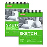Artisti Sketch Books, 9 x 12 Shuttle Art 160 Fogli di carta Sketch pad Ideale per il disegno e materiale ...