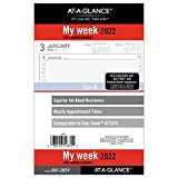 AT-A-GLANCE, 12028 Day-Timer, 2022 Weekly Planner Refill da AT-A-GLANCE, 12028 Day-Timer, 12 x 20,1 cm x 20,1 cm, taglia 4 ...