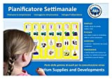 Autism Supplies & Developments- Plastica Visual A3 Agenda settimanale, Colore Blu, WP_IT