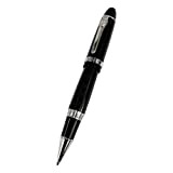Avanzata penna roller Jinhao 159 nero brillante con argento grande e pesante penna del regalo