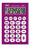 AVC Calcolatrice Tascabile 8 Cifre, Formato 62x94x11 mm, Big Display, Colore Fucsia