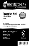 Avery Dennison Zweckform Chronoplan 50603 Mini Day-Calendario 2013, 1 giorno per pagina, colore: bianco (In lingua tedesca)