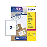 Avery L7168 – 100 parcella Etichette Per stampante Laser, 199,6 x 143,5 mm, 2 etichette per foglio A4, 100 fogli) Etichette per spedizione 1