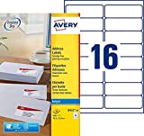 Avery White Address Label - Inkjet - J8162