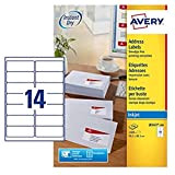 Avery White Address Label - Inkjet - J8163