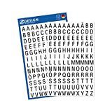 Avery Zweckform 3720 lettere Etichette, a Z 6,5 mm (Pellicola, Tenuta Forte), di 240 Alfabeto Nero | pellicola bianca