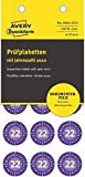 AVERY Zweckform 6945-2022 - Etichette di prova, autoadesive, anti-falsificazione, Ø 20 mm, confezione da 120 pezzi, colore: viola