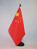 AZ FLAG Bandiera da Tavolo Cina 21x14cm - Piccola BANDIERINA Cinese 14 x 21 cm