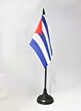 AZ FLAG Bandiera da Tavolo Cuba 15x10cm - Piccola BANDIERINA Cubana 10 x 15 cm
