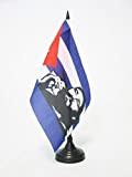 AZ FLAG Bandiera da Tavolo Cuba con Fidel Castro 21x14cm - Piccola BANDIERINA Cubana 14 x 21 cm