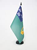 AZ FLAG Bandiera da Tavolo DUBLINO 21x14cm - Piccola BANDIERINA DUBLINO in Irlanda 14 x 21 cm