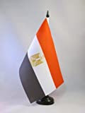 AZ FLAG Bandiera da Tavolo Egitto 21x14cm - Piccola BANDIERINA EGIZIANA 14 x 21 cm