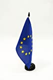 AZ FLAG Bandiera da Tavolo Europa 21x14cm - Piccola BANDIERINA Unione Europea – UE 14 x 21 cm