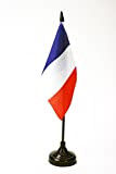 AZ FLAG Bandiera da Tavolo Francia 15x10cm - Piccola BANDIERINA Francese 10 x 15 cm