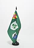 AZ FLAG Bandiera da Tavolo Irlanda Rugby IRFU 21x14cm - Piccola BANDIERINA Irlandese 14 x 21 cm