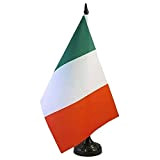 AZ FLAG Bandiera da Tavolo Italia 21x14cm - Piccola BANDIERINA Italiana 14 x 21 cm